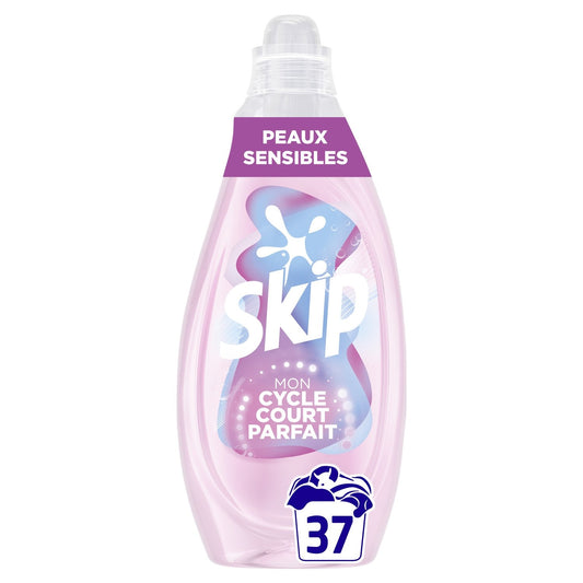 Lessive Liquide Sensitive  Mon Cycle Court Parfait SKIP le bidon de 1480mL
