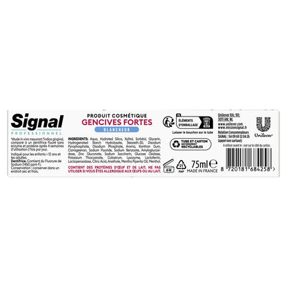 Dentifrice Gencives Fortes Blancheur SIGNAL