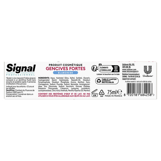 SIGNAL Strong Whitening Gum Toothpaste
