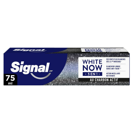 SIGNAL 3-in-1 White Boost Aktivkohle-Zahnpasta