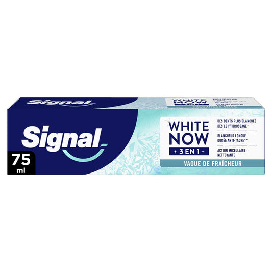 White Now 3 in 1 Fresh Kiss Zahnpasta SIGNAL