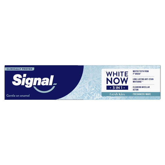 White Now 3 in 1 Fresh Kiss Zahnpasta SIGNAL