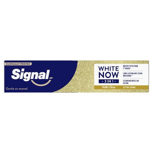White Now 3 in 1 Hello Glow SIGNAL Zahnpasta