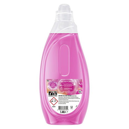 Lessive Liquide Cycle Court Mélodie Florale Muguet Rose OMO 