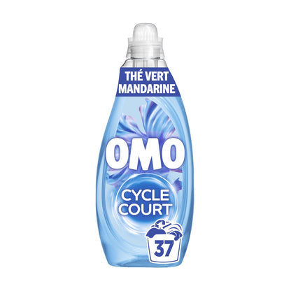 Lessive liquide Cycle Court Parfumé Fraîcheur Insolente Mandarine Thé Vert OMO 