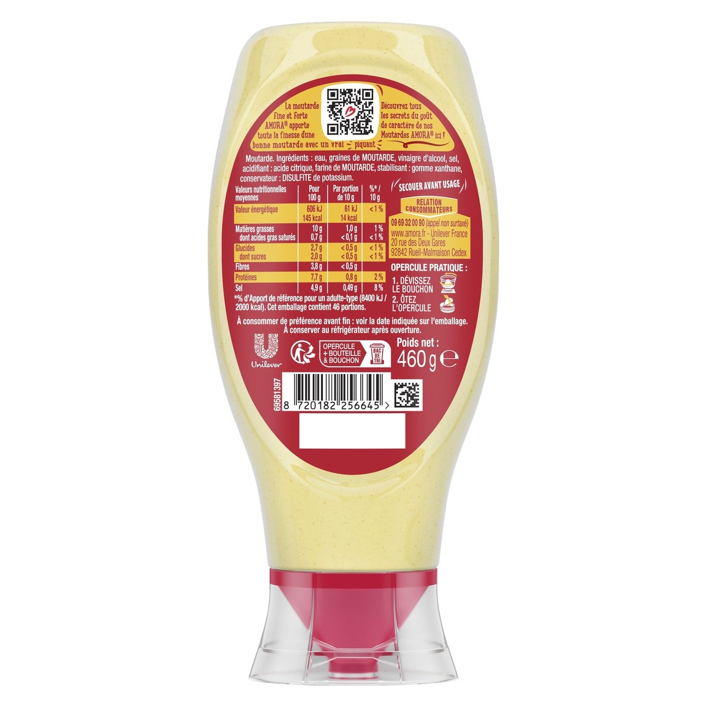 Moutarde Fine et Forte AMORA