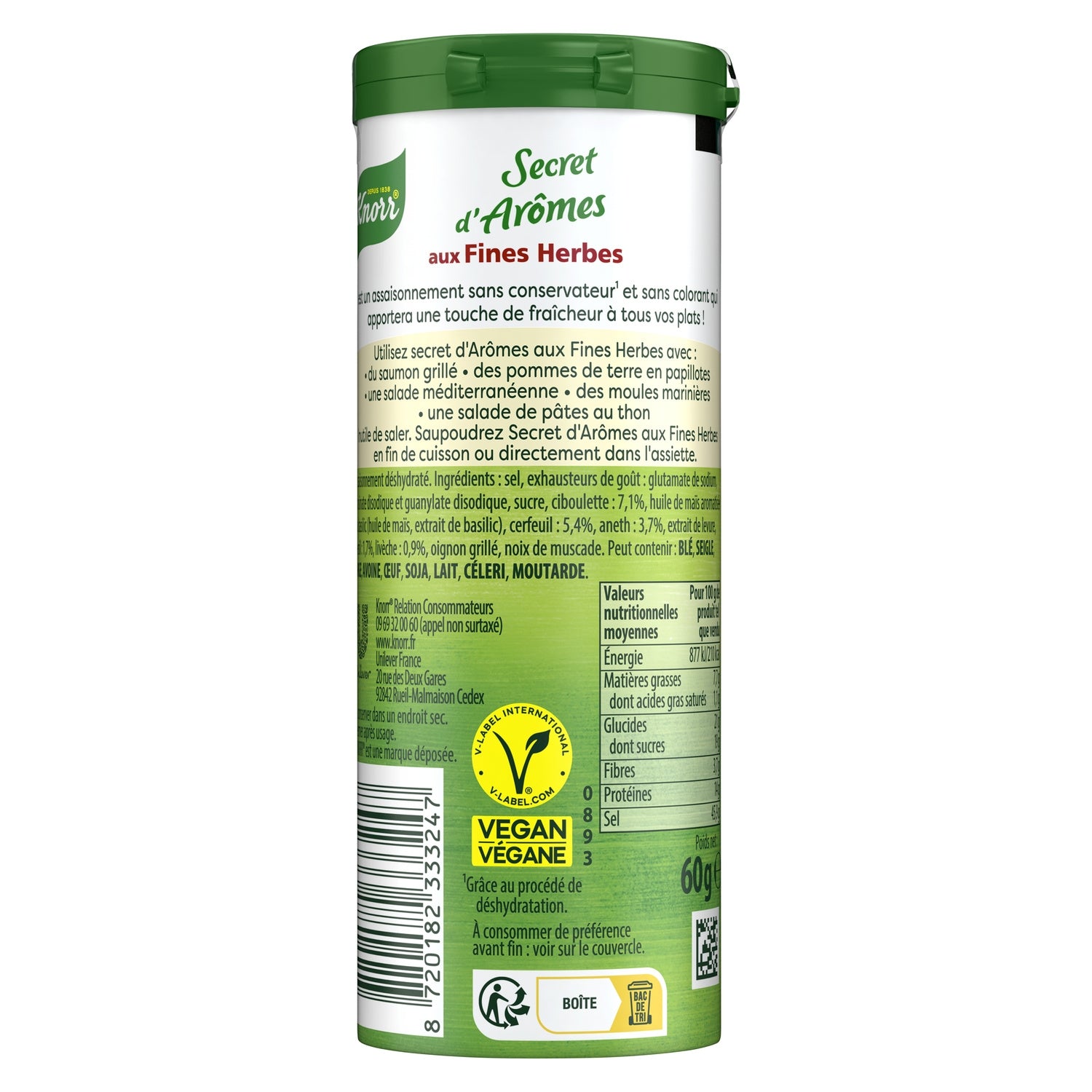 Assaisonnement Secret d'Arômes aux Fines Herbes KNORR 
