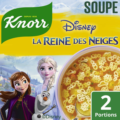 [ANTI-GASPILLAGE] Soupe Déshydratée Frozen, Reine de Neiges KNORR - Date de durabilité minimale : 03/2025
