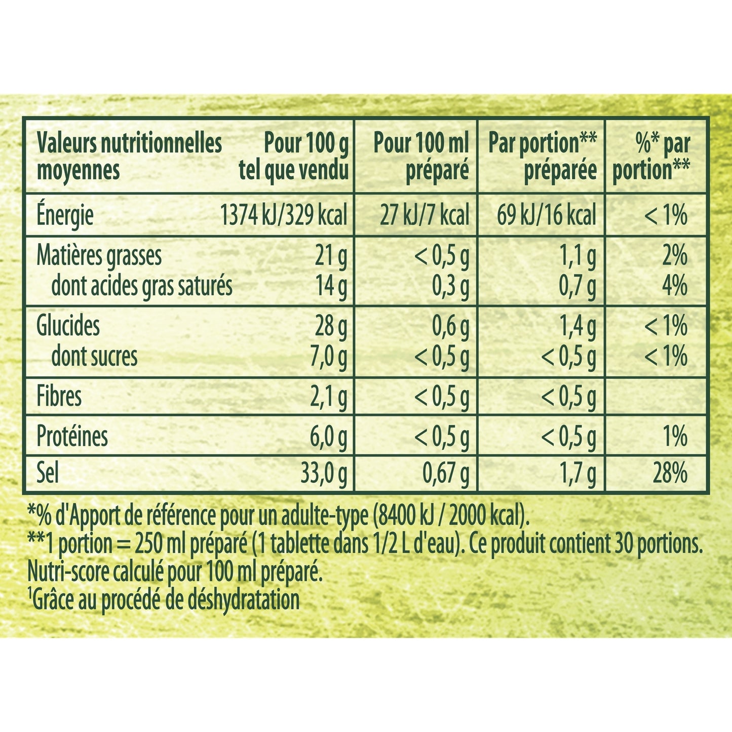 Bouillons de Légumes KNORR