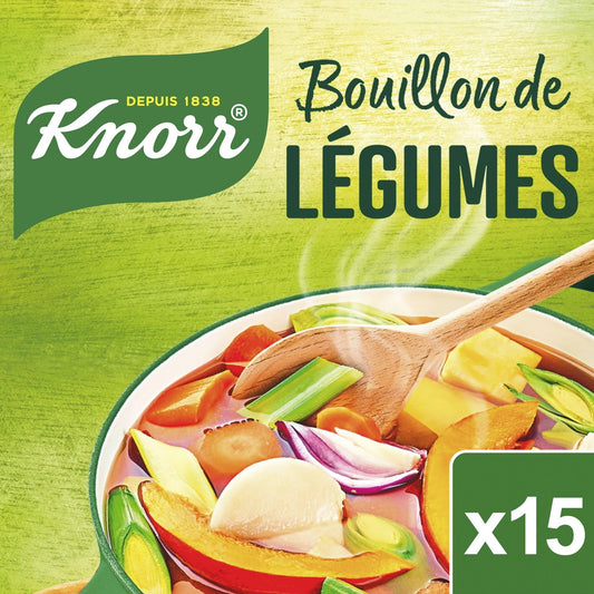 Bouillons de Légumes KNORR la boite de 15 cubes
