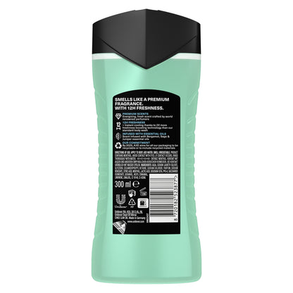 Men's Shower Gel Sage &amp; Juniper Scent Aqua Bergamot AXE
