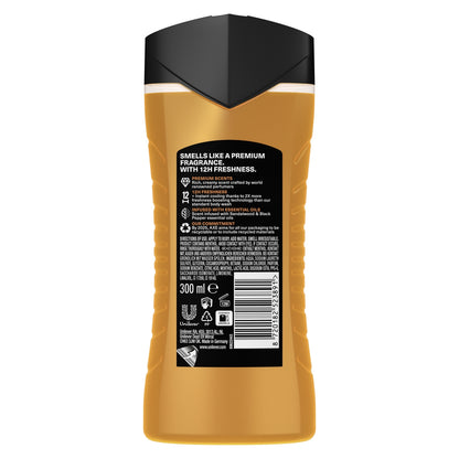 AXE Men's Shower Gel Brown Sugar &amp; Pepper Copper Sandalwood Scent