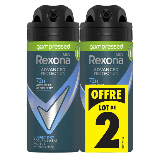 REXONA MEN Cobalt Dry Advanced Protection Men's Anti-Perspirant Deodorant Spray
