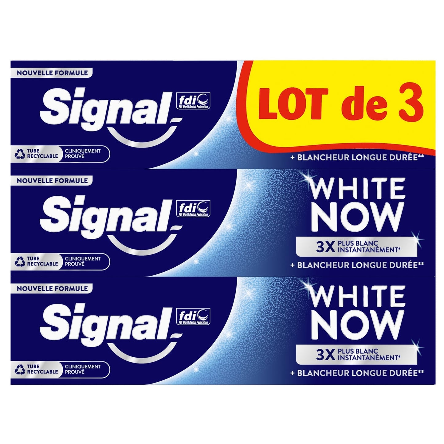 Dentifrice Blancheur Longue Durée White Now SIGNAL 
