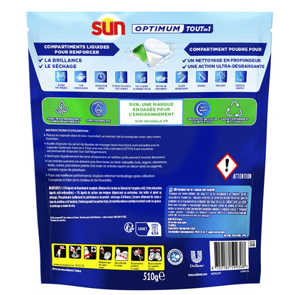 SUN Optimum All in 1 Geschirrspültabs mit Zitronenduft