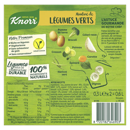 Soupe Mouliné Légumes Verts KNORR