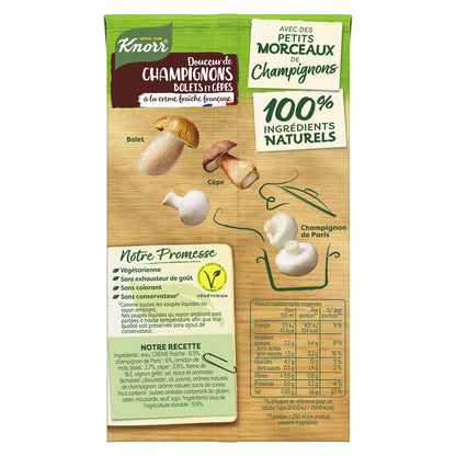 Soupe Velouté Champignons Bolets Cèpes KNORR