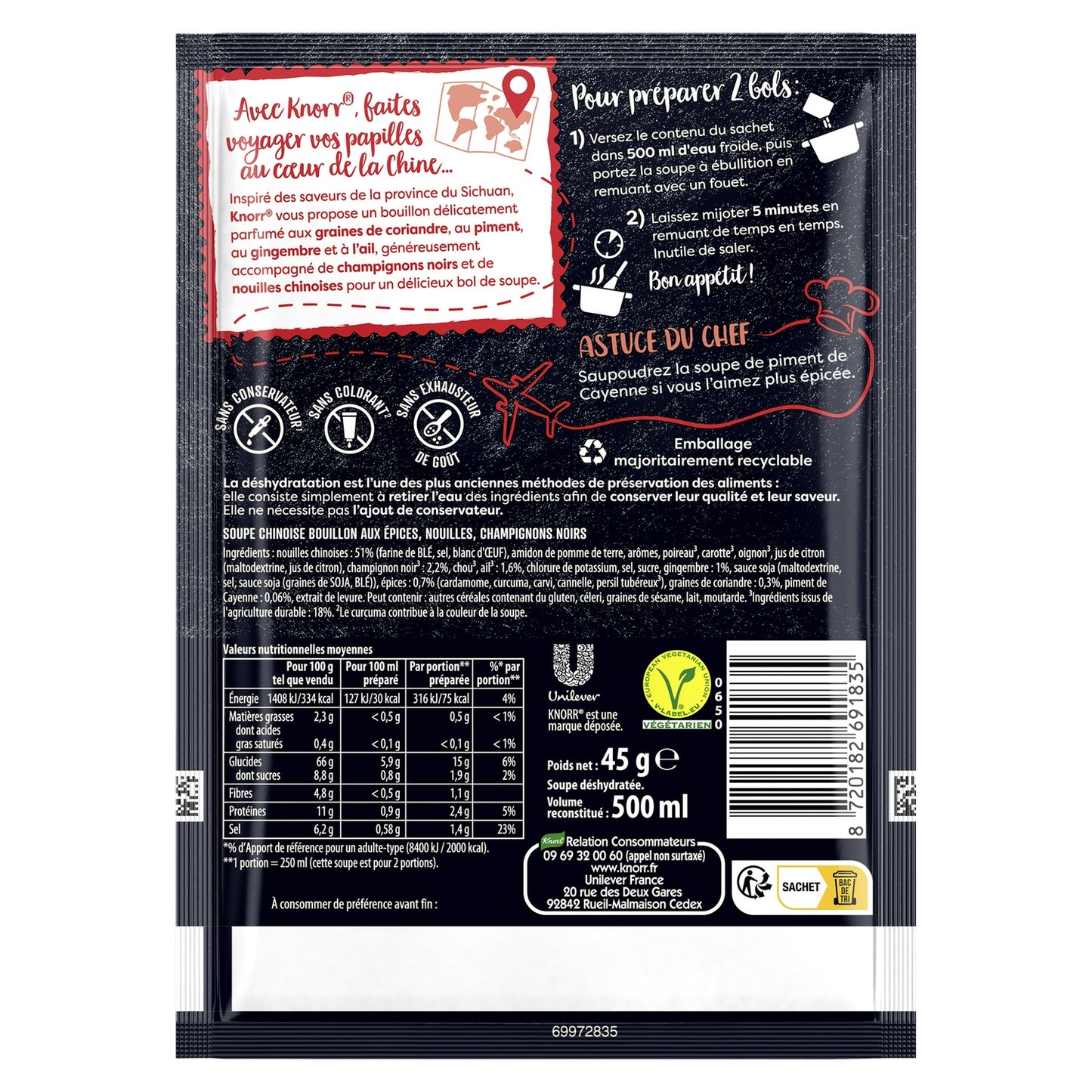 KNORR Chinese Dehydrated Soup