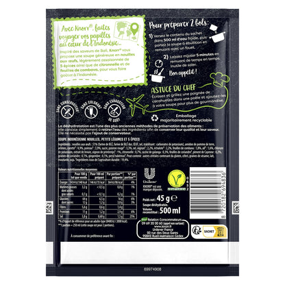 Soupe Déshydratée Indonésienne Nouilles Légumes 5 Épices KNORR 
