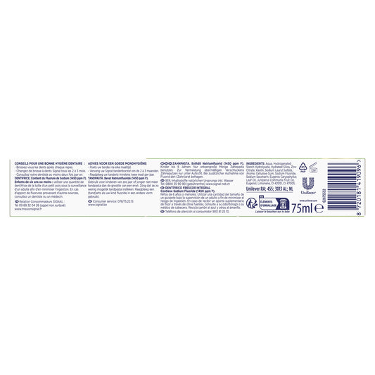 Integral 8 Fresh Breath Prebiotic Toothpaste SIGNAL