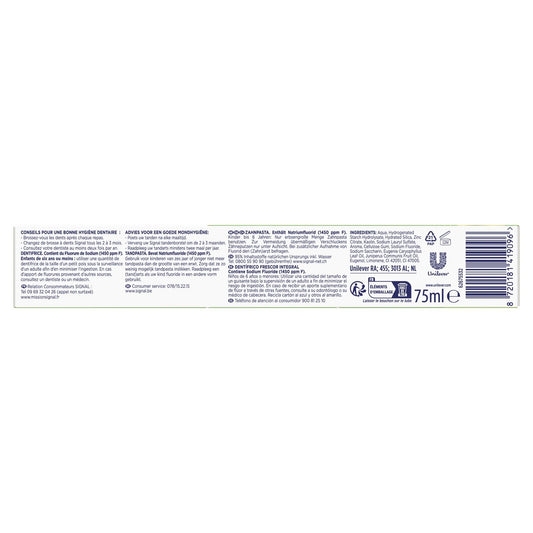 Dentifrice Integral 8 Haleine Fraîche Prébiotique SIGNAL
