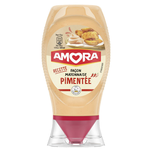 Sauce Façon Mayonnaise Pimentée AMORA le flacon de 250 mL