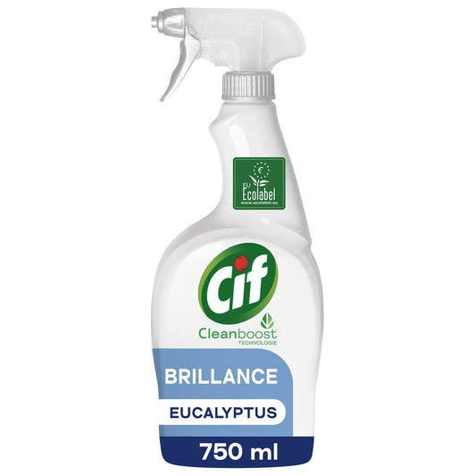 Nettoyant Ménager Vitres Brillance Eucalyptus Agrumes CIF
