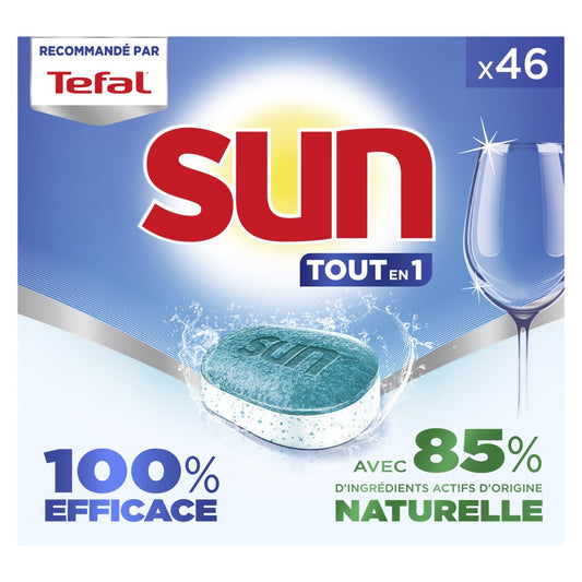 Tablettes Lave-Vaisselle Tout en 1 Regular Ecolabel SUN