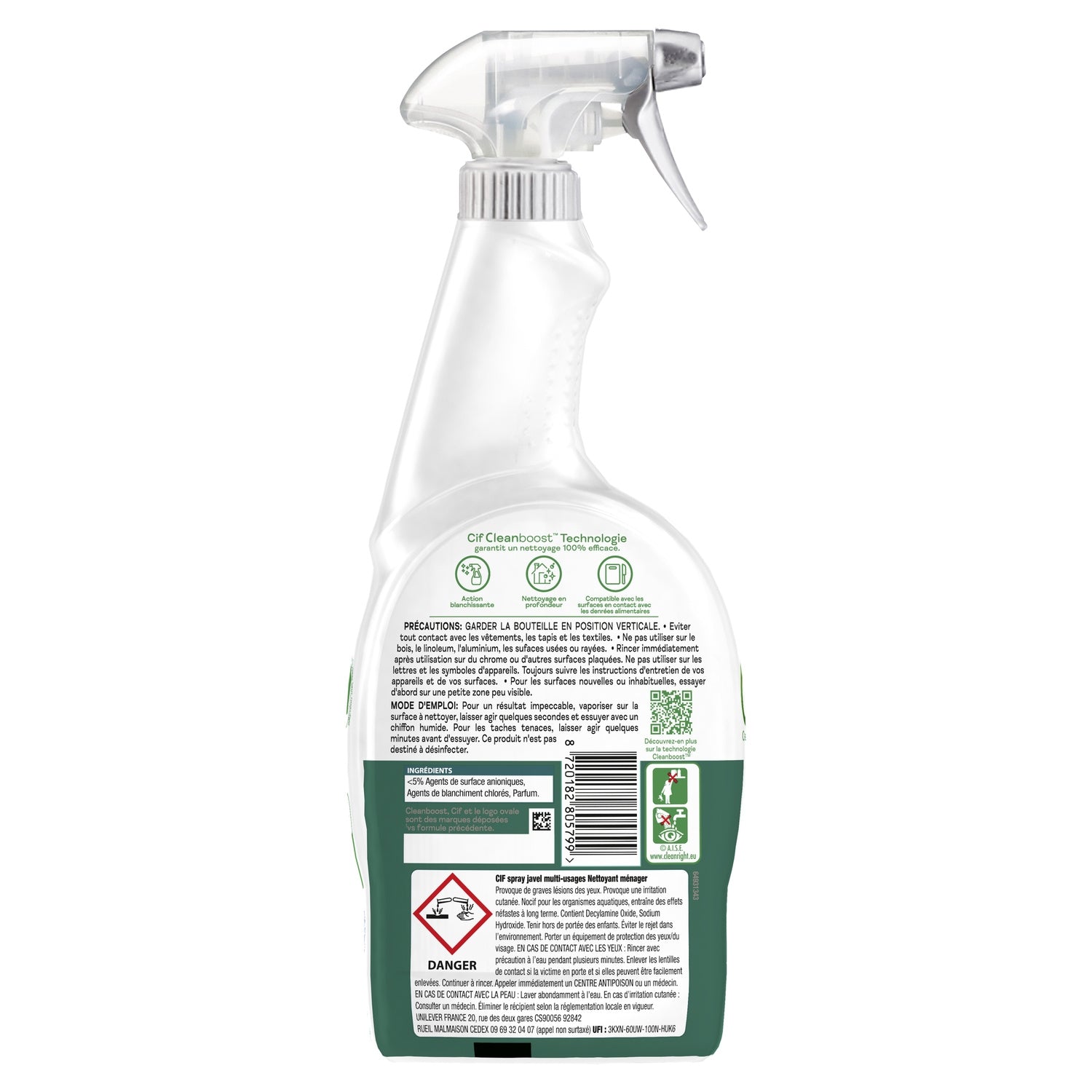 Nettoyant Multi-Usages Javel CIF 