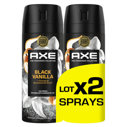 AXE Black Vanilla 72h Men's Deodorant Spray