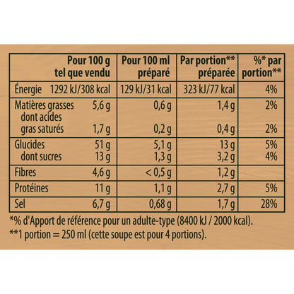 Soupe Déshydratée Chorba Mouton Halal KNORR 