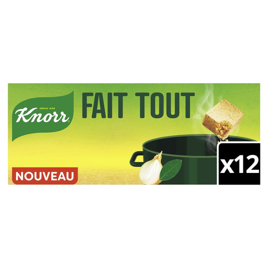 Bouillon Fait Tout KNORR la boite de 12 tablettes