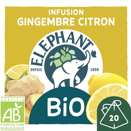 Organic Ginger Lemon Infusion ELEPHANT