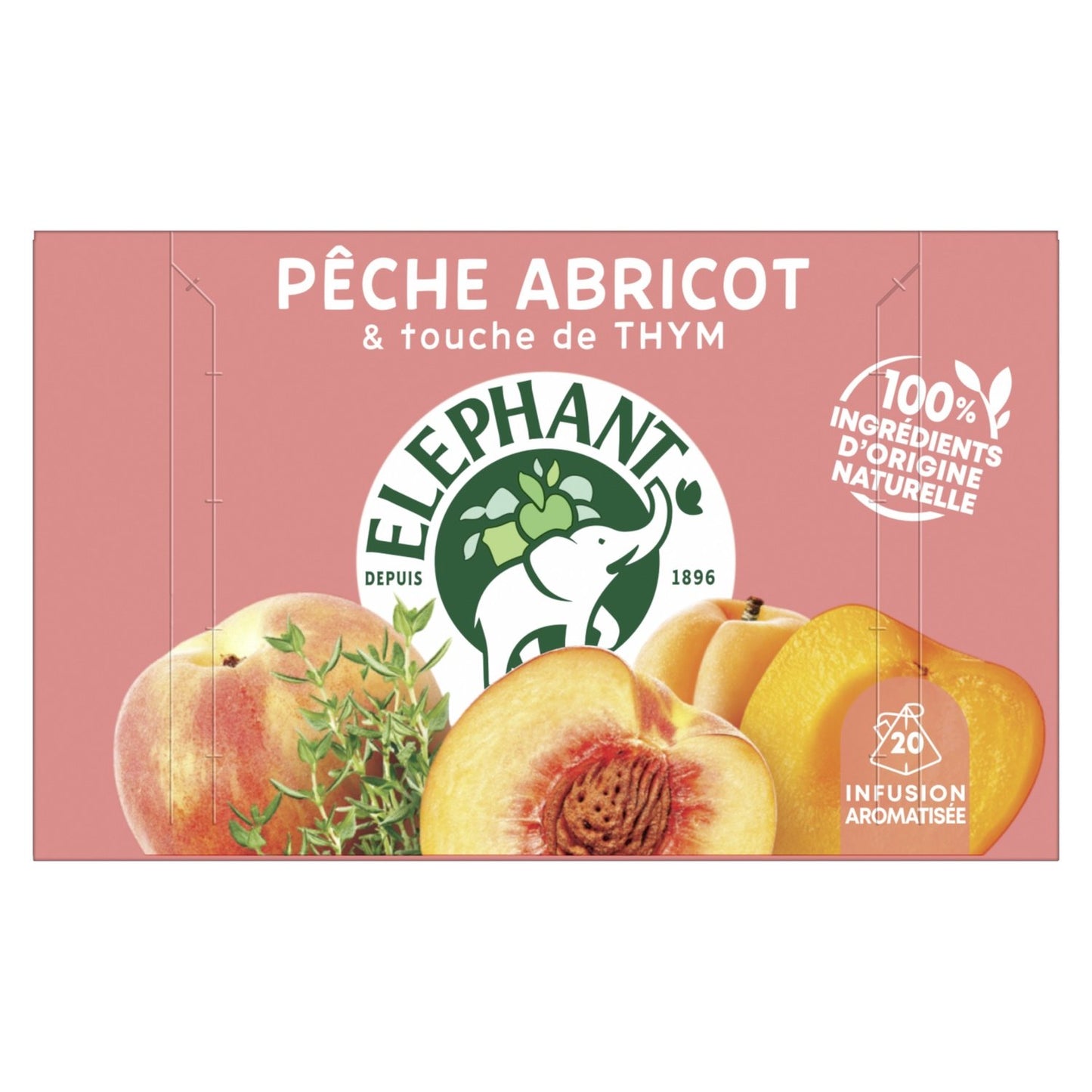 Infusion Pêche Abricot Thym ELEPHANT