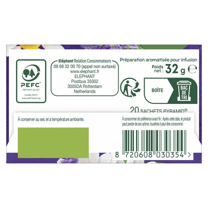 Infusion Camomille Feuilles d'Oranger Lavande Relaxation ELEPHANT