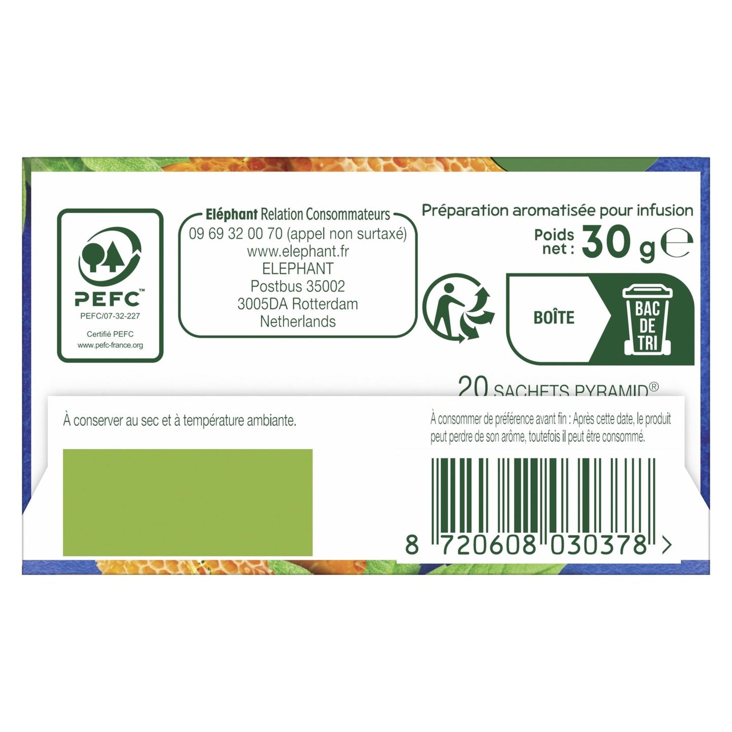 Infusion Nuit Sommeil Miel ELEPHANT