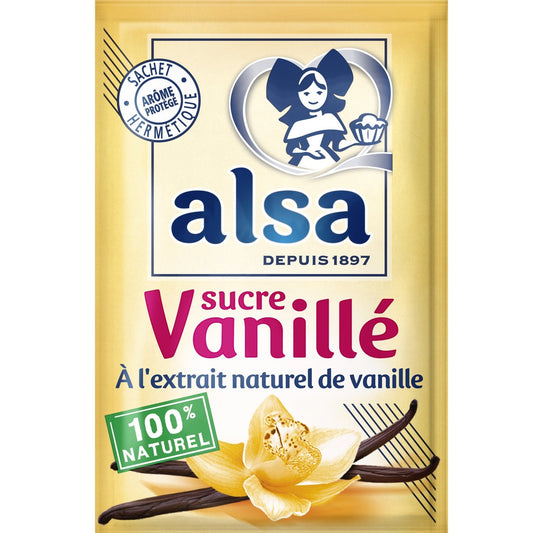 Sucre Vanillé ALSA les 12 sachets - 90g