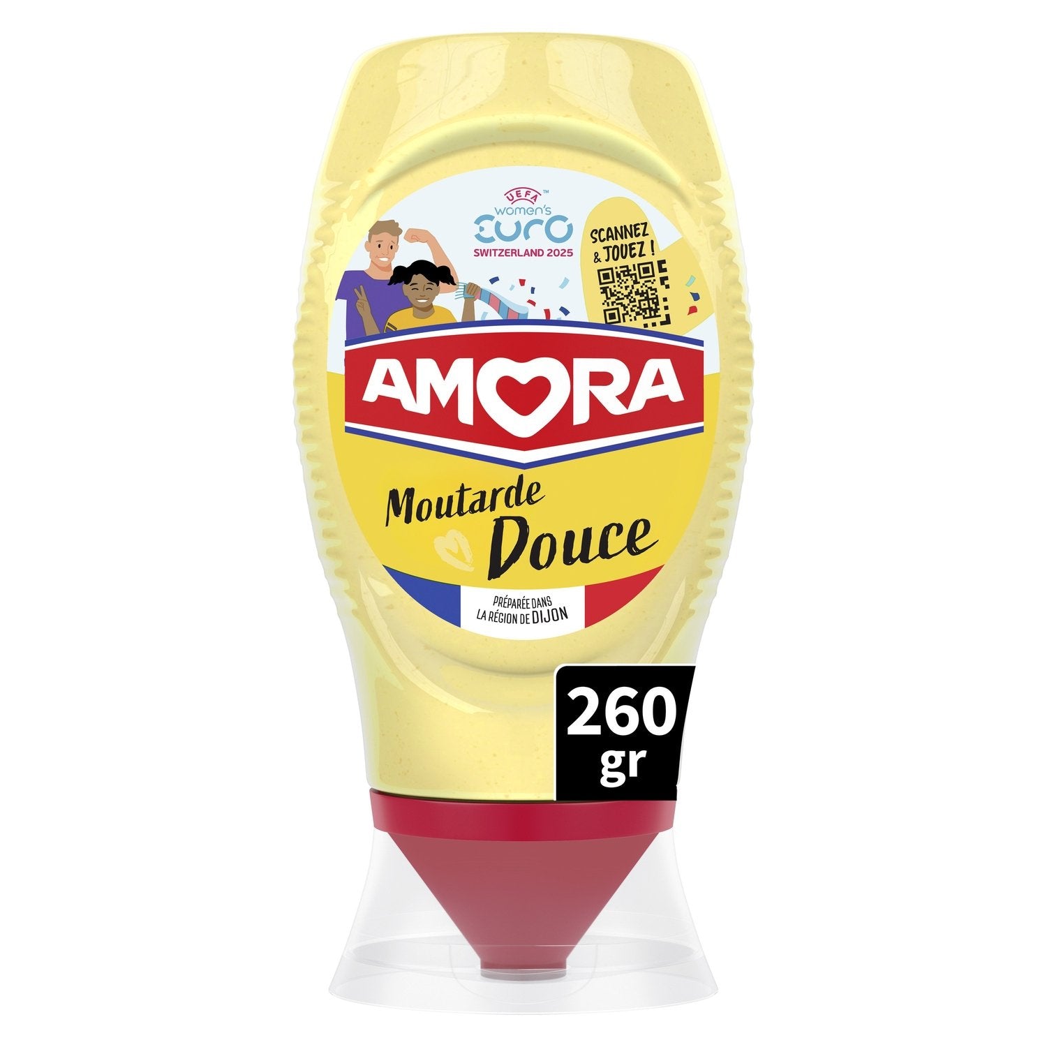 Moutarde Douce AMORA le flacon de 260g