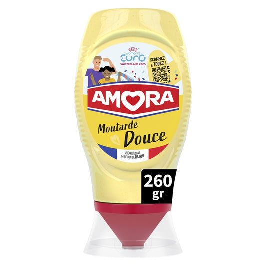 Moutarde Douce AMORA le flacon de 260g