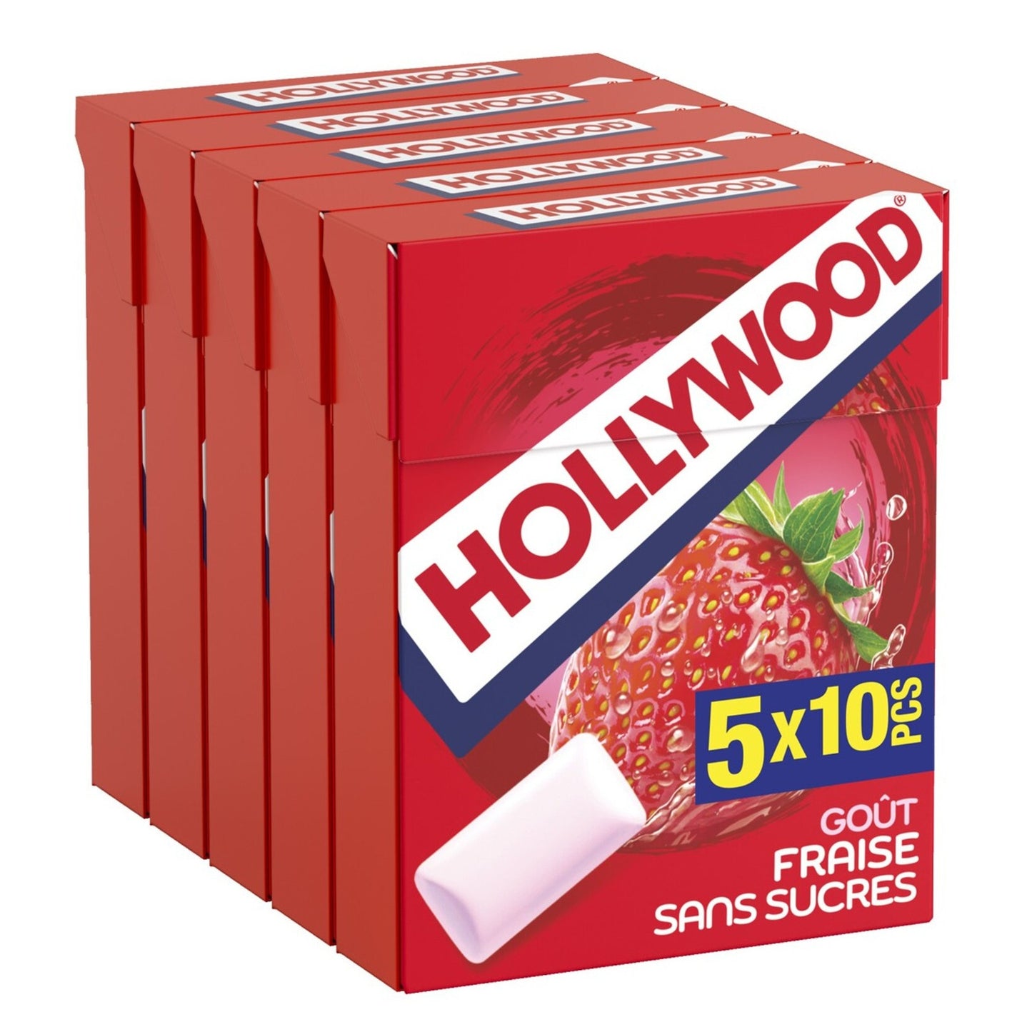Chewing gum strawberry HOLLYWOOD 