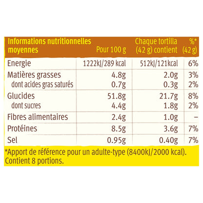 Tortillas de Maïs et Blé OLD EL PASO
