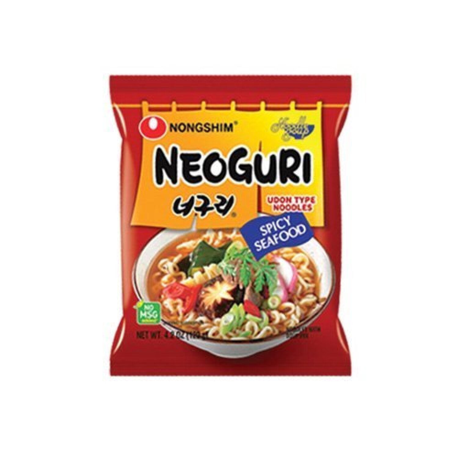 Nouilles Instantanées Epicées Saveur Fruits de Mer NONGSHIM 