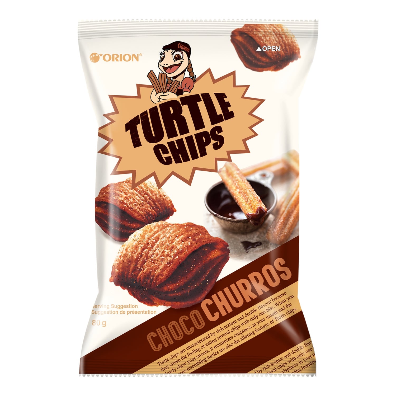 Chips choco churros ORION 