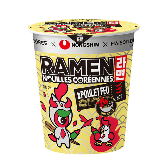 Nouilles Coréenne au Goût Poulet MAISON DE COREE le bol de 75g