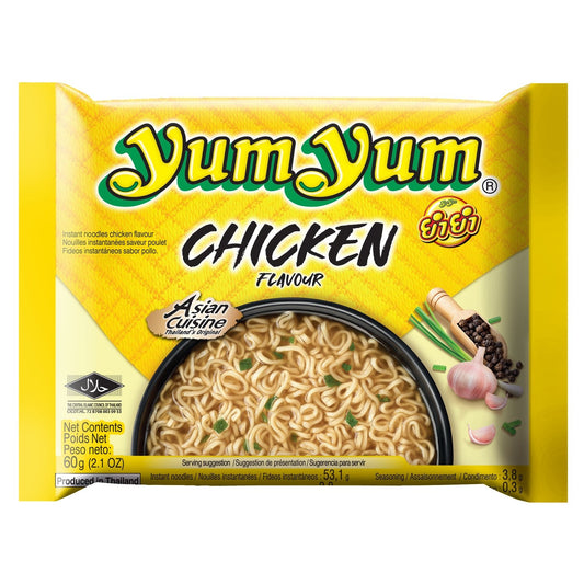 Nouilles Instantanées au Poulet YUM YUM le sachet de 60 g