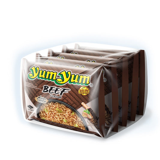 Nouilles Instantanées Nouilles Bœuf YUM YUM le lot de de 5 sachets de 60g
