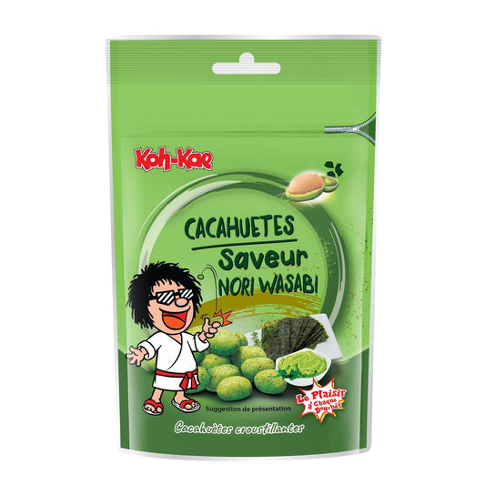 Cacahuètes au Nori Wasabi KOH-KAE le paquet de 80g