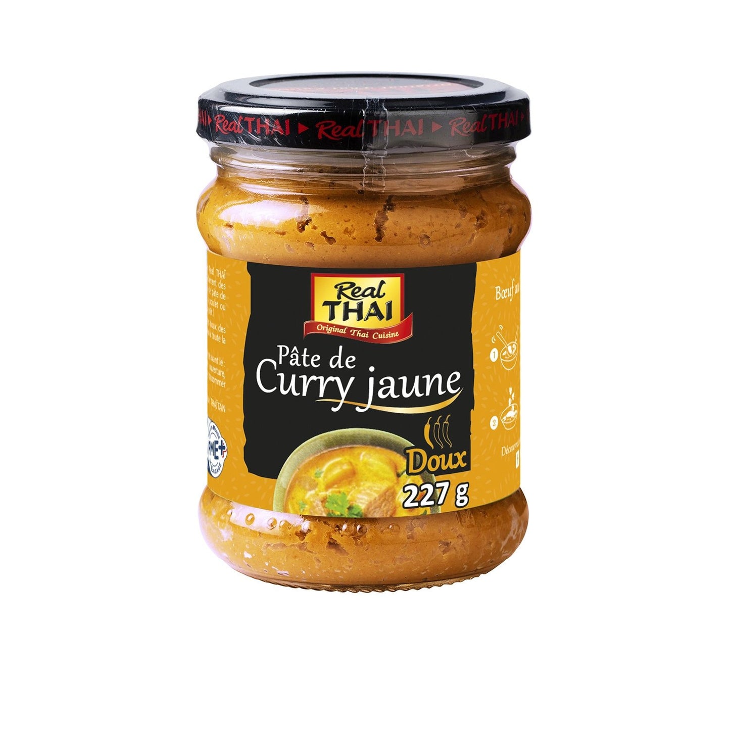 Pâte de Curry Jaune REAL THAI le pot de 227g