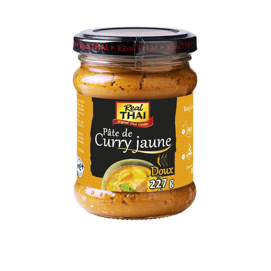 Pâte de Curry Jaune REAL THAI le pot de 227g