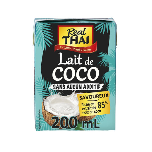 Lait de Coco 85% Sans Additifs REAL THAI
